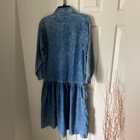 Denim Midi Dress - Picture 5 of 10